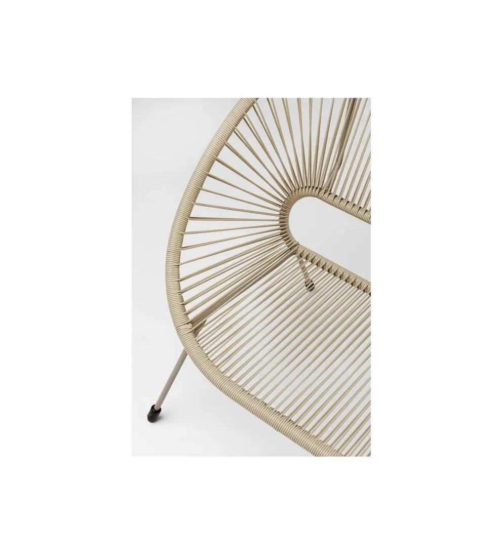 Ławka ACAPULCO 121 cm mono greige