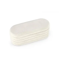 Ławka BLISS 105 cm bouclé kremowe z pojemnikiem