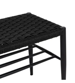 Ławka BONKEMO 100 cm czarna
