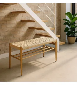 Ławka BONKEMO 100 cm naturalna