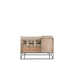 Ławka ENTRY WAY 100 cm drewno mango