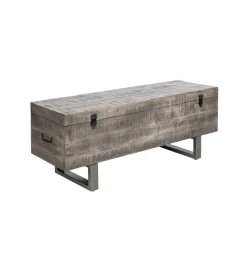 Ławka Factory Loft 115 cm mango szara