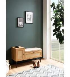 Ławka FONTA 100 cm w optyce dębu