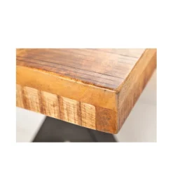 Ławka Iron Craft X 160 cm drewno Mango