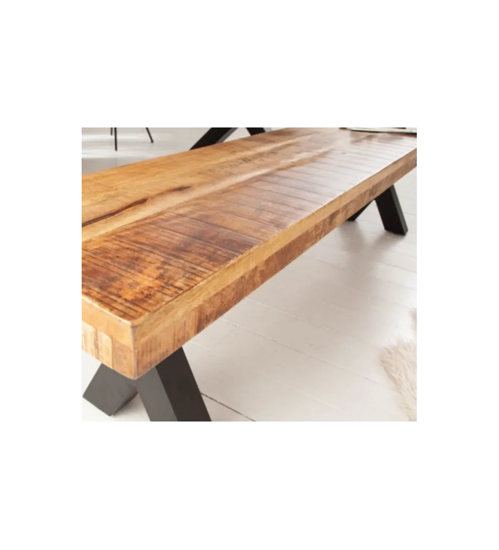 Ławka Iron Craft X 200 cm Mango