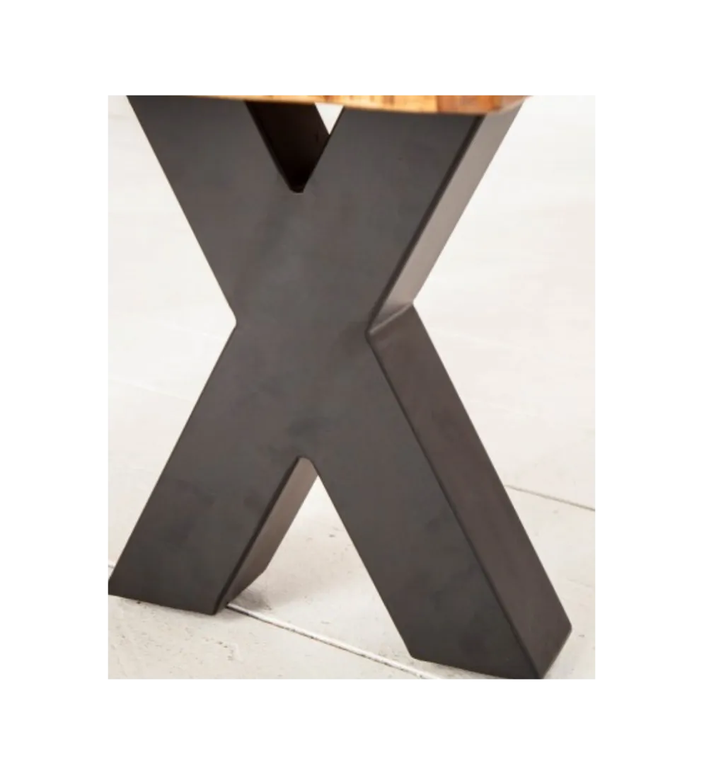 Ławka Iron Craft X 200 cm Mango