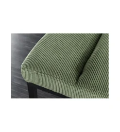 Ławka OLIWIA II 80 cm sztruks zielona