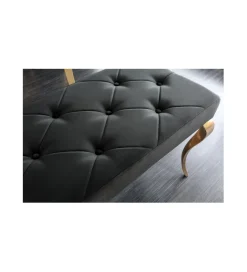 Ławka TRENTINO Modern Barock 172 cm czarna