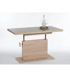 Ławo stół rozkładany MONACO 120 cm - 160 cm  w kolorze dąb sonoma
