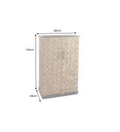 Barek BODEGA 120 cm naturalny