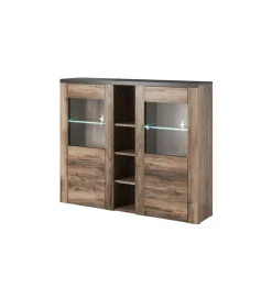 Barek LARONA 155 Cm O Wybarwieniu Satin Nussbaum z kolorem Touchwood