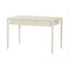 Biurko ARES 120 cm drewno mango biel