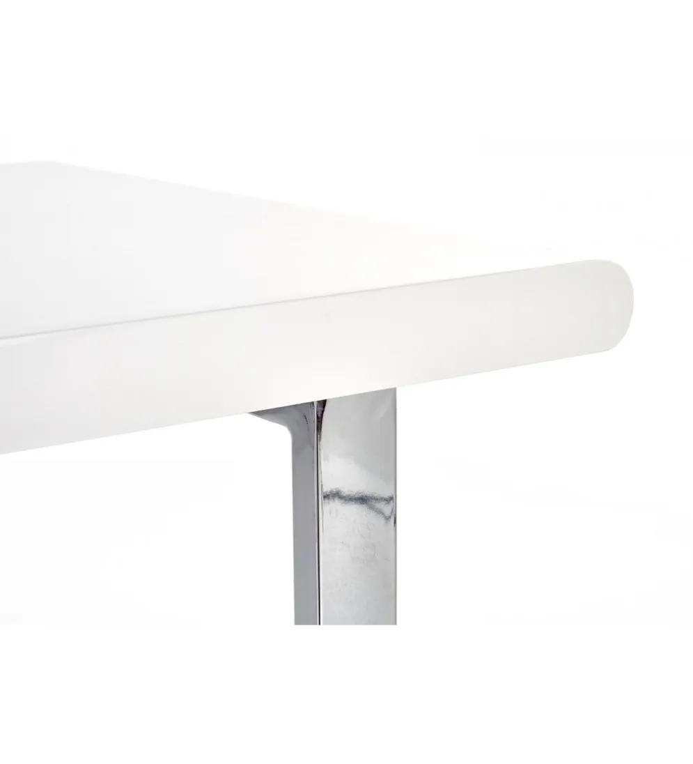 Biurko B30 120 cm biały chrom