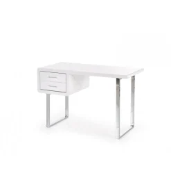 Biurko B30 120 cm biały chrom
