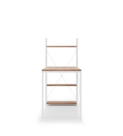 Biurko NARVIK 120 cm w kolorze biały dąb sonoma