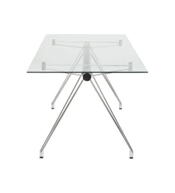 Biurko Officia 160 cm szklane
