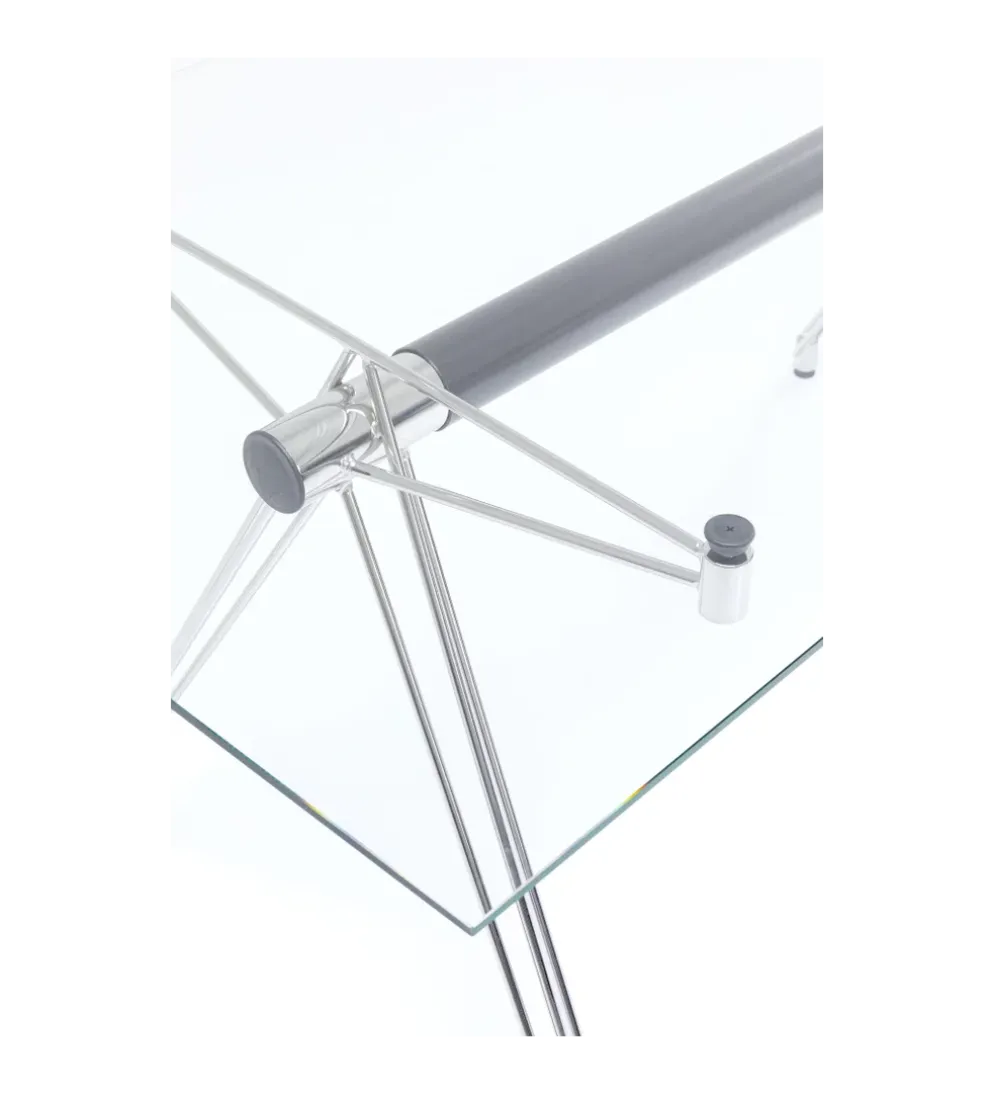Biurko OFFICIA 160 x 80 cm szklane