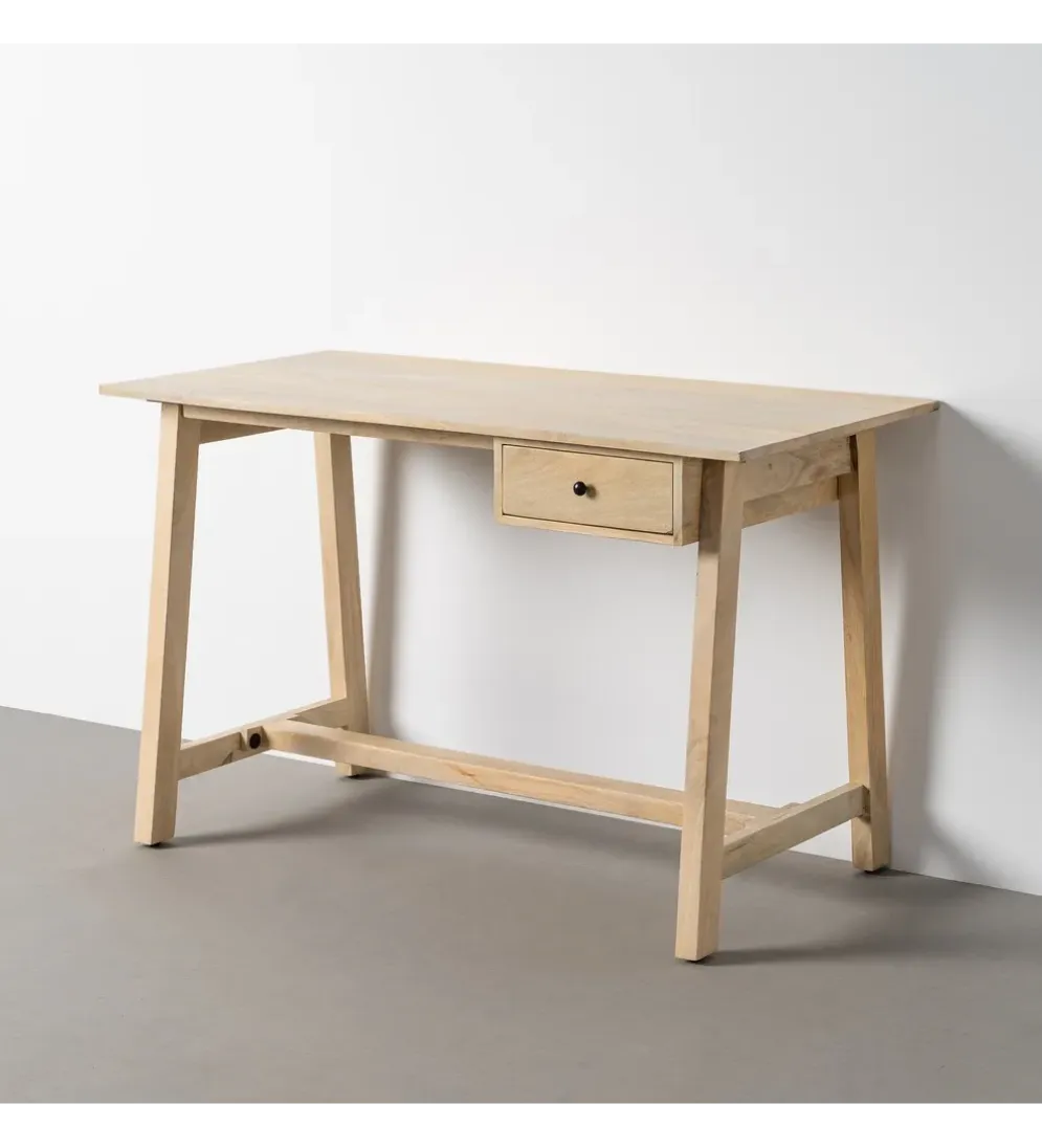 Biurko PASETARIO 120 cm drewno mango