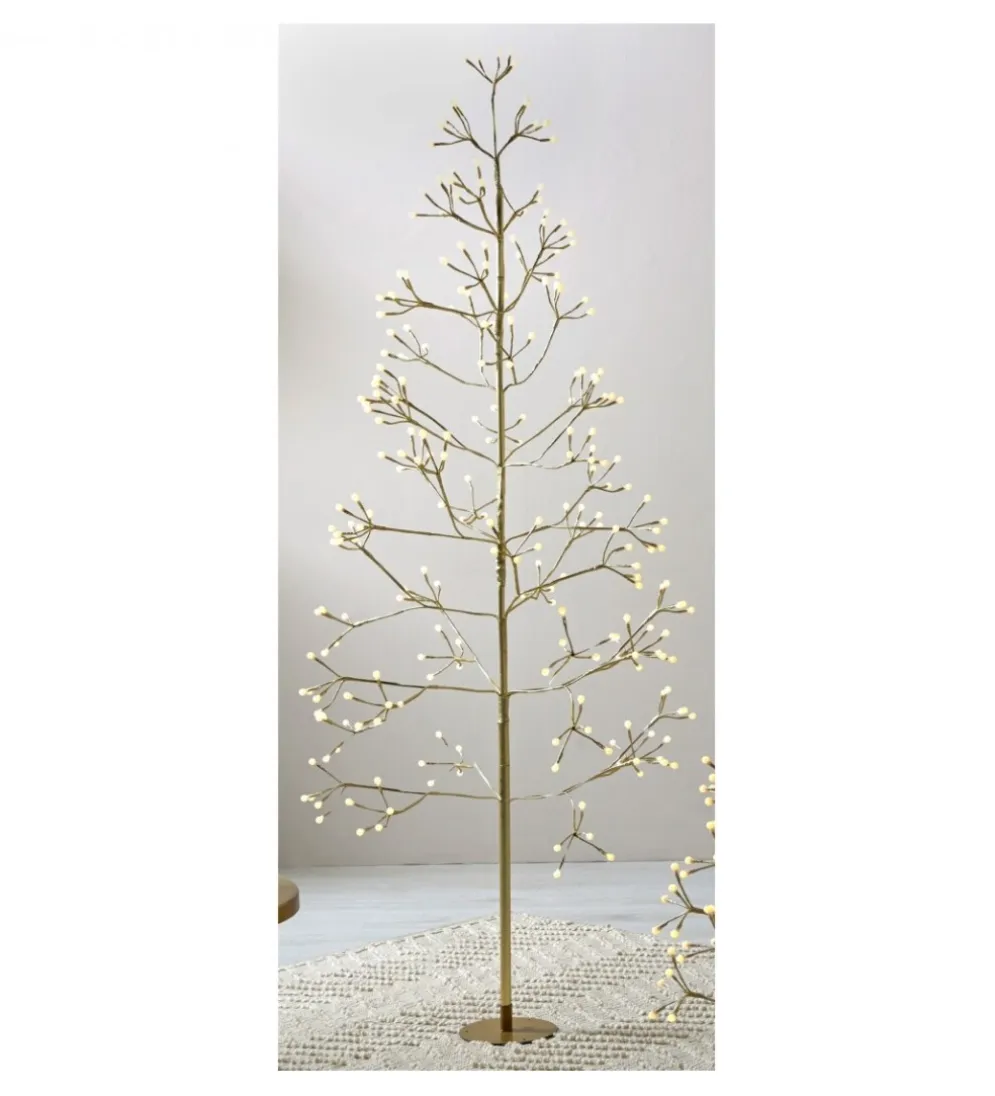 Choinka LED ARBOLKA 180 cm złota