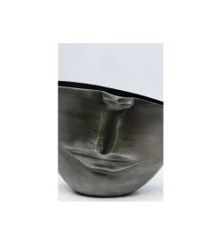 Doniczka Half face 31 cm antracytowy