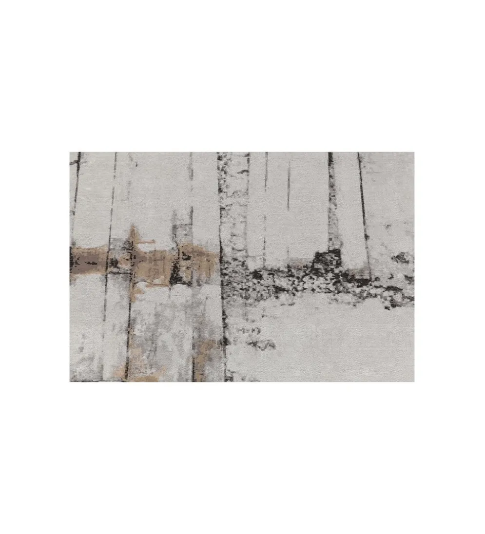 Dywan Abstract 240 cm x 170 cm szaro -żółty