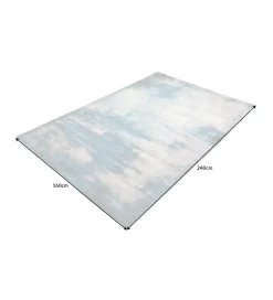 Dywan MARBLE 160 x 240 cm czarno złoty