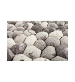Dywan Organic 200 cm x 120 cm szary filcowy
