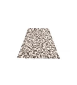 Dywan Organic 200 cm x 120 cm szary filcowy