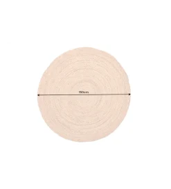 Dywan PURE NATURE 150 cm naturalny okrągły z juty