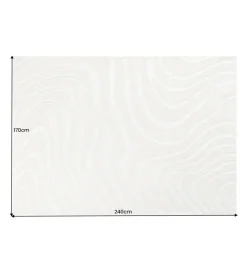 Dywan WAVE 170 x 240 cm kremowy beżowy