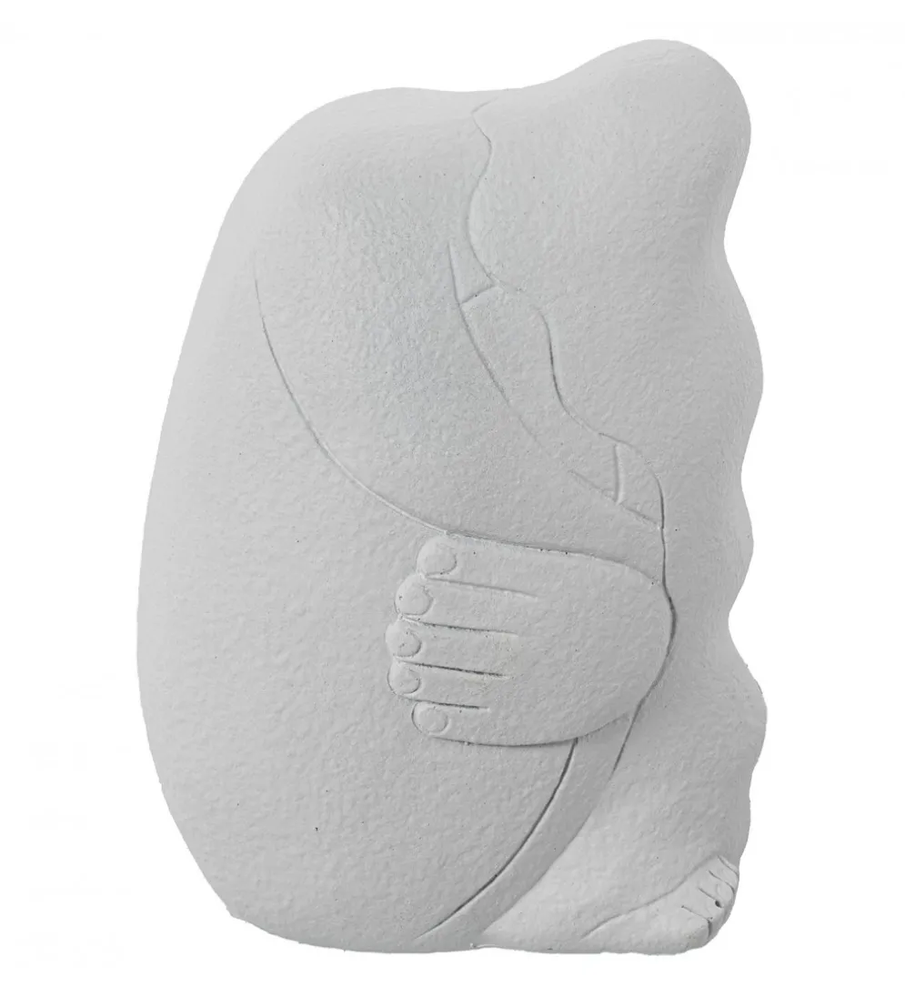 Figurka ABSTRACT 20 cm ceramika biała