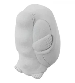 Figurka ABSTRACT 20 cm ceramika biała