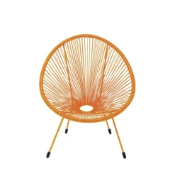 Fotel ACAPULCO 85 cm mono pomarańczowy