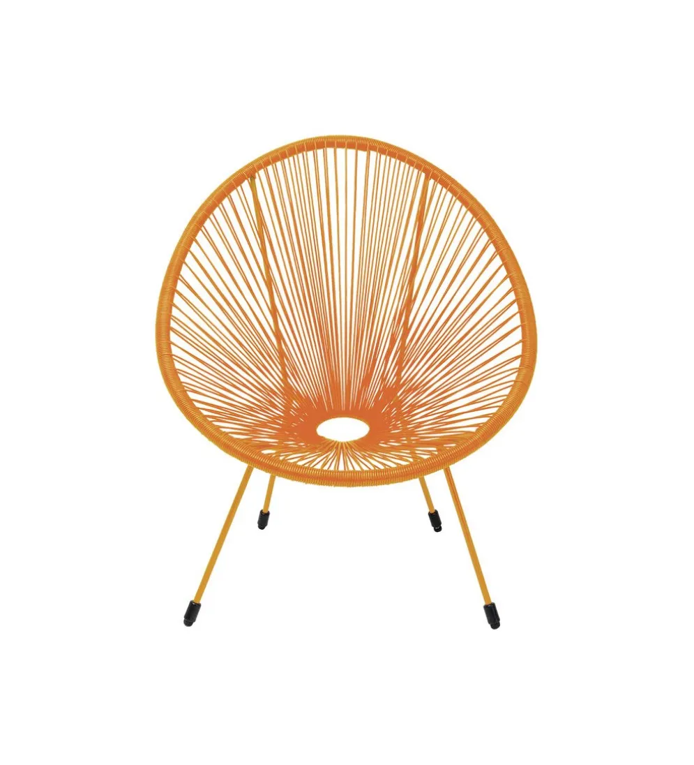 Fotel ACAPULCO 85 cm mono pomarańczowy
