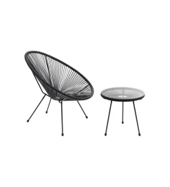 Fotel ACAPULCO MONO 85 cm czarny