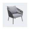 Fotel ELBA 84 cm szary