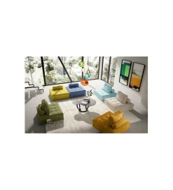 Fotel ELEMENT PORTOFINO 106 cm niebieski