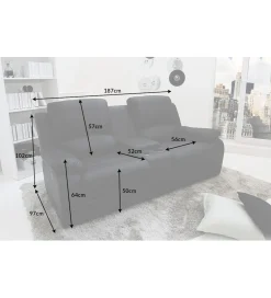 Fotel kinowy Hollywood II czarny