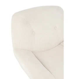 Fotel LOUNGERI 79 cm kremowe