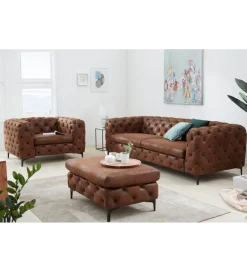 Fotel MODERN BAROCK 120 cm antyczny brąz