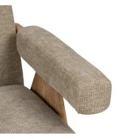 Fotel NAMGAN 85 cm beżowy naturalny