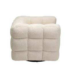 Fotel obrotowy ARMAND 95 cm tapicerowany