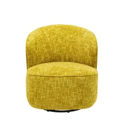 Fotel obrotowy ELLIE 81 cm żółty