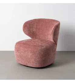 Fotel obrotowy GIRATORIO 74 cm różowy