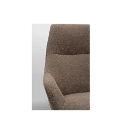 Fotel obrotowy MIMI bouclé mocca