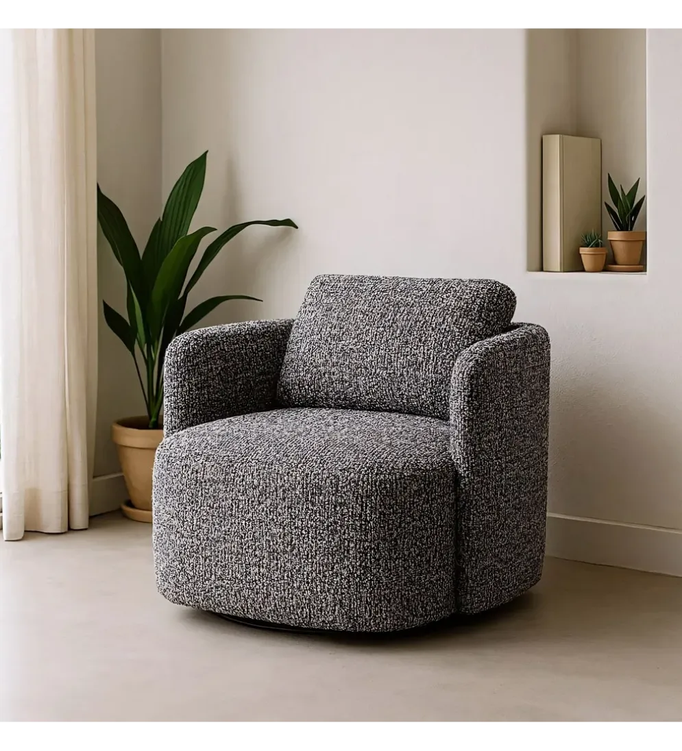 Fotel obrotowy REVOLIO 89 cm czarny