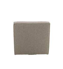 Fotel obrotowy Swivel Bouclé  83 cm taupe
