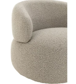 Fotel obrotowy Swivel II Bouclé  82 cm taupe