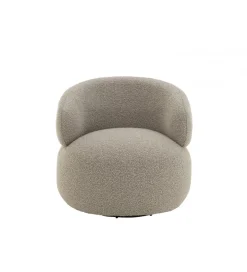 Fotel obrotowy Swivel II Bouclé  82 cm taupe