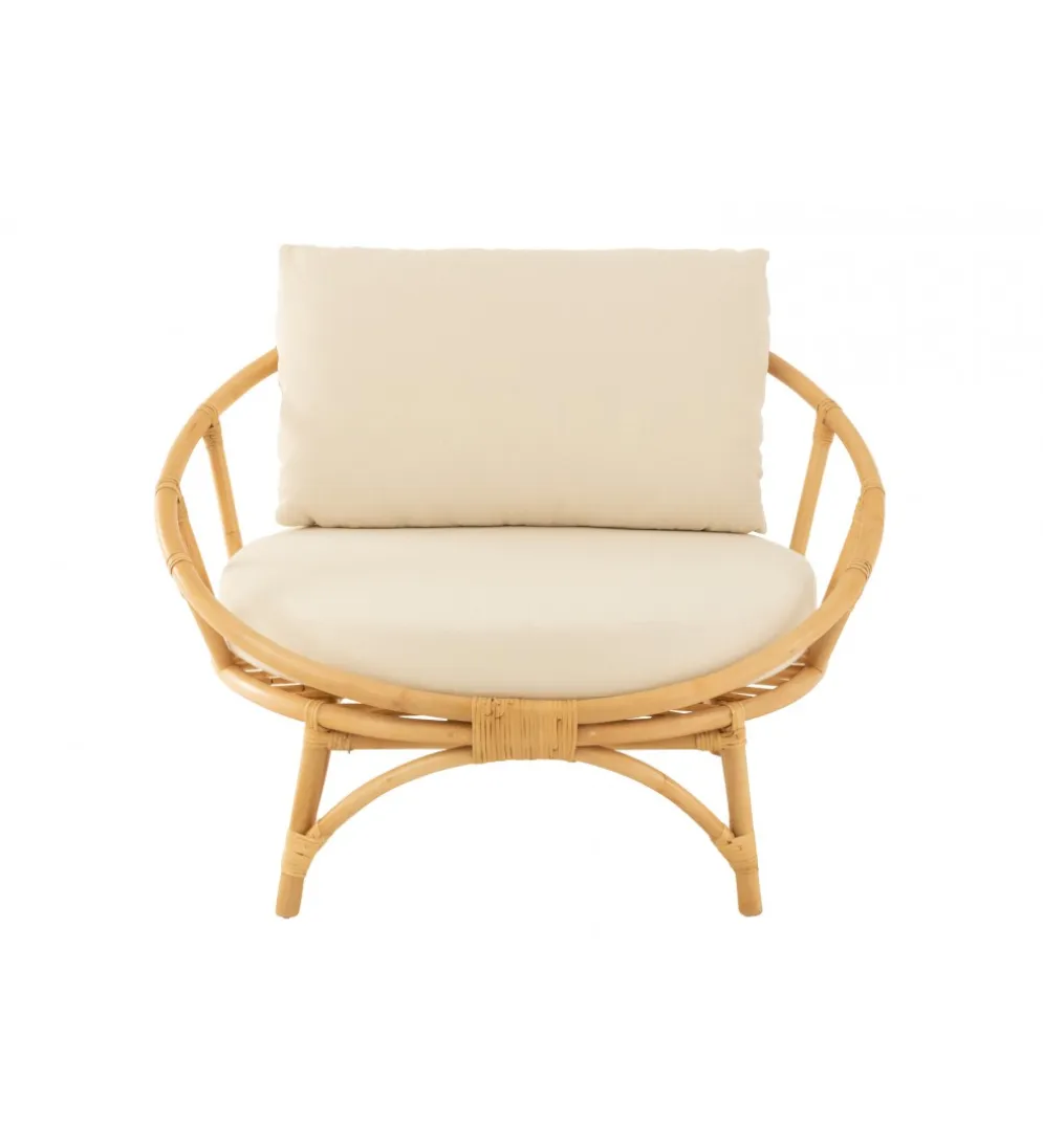 Fotel ogrodowy KILA 98 cm naturalny